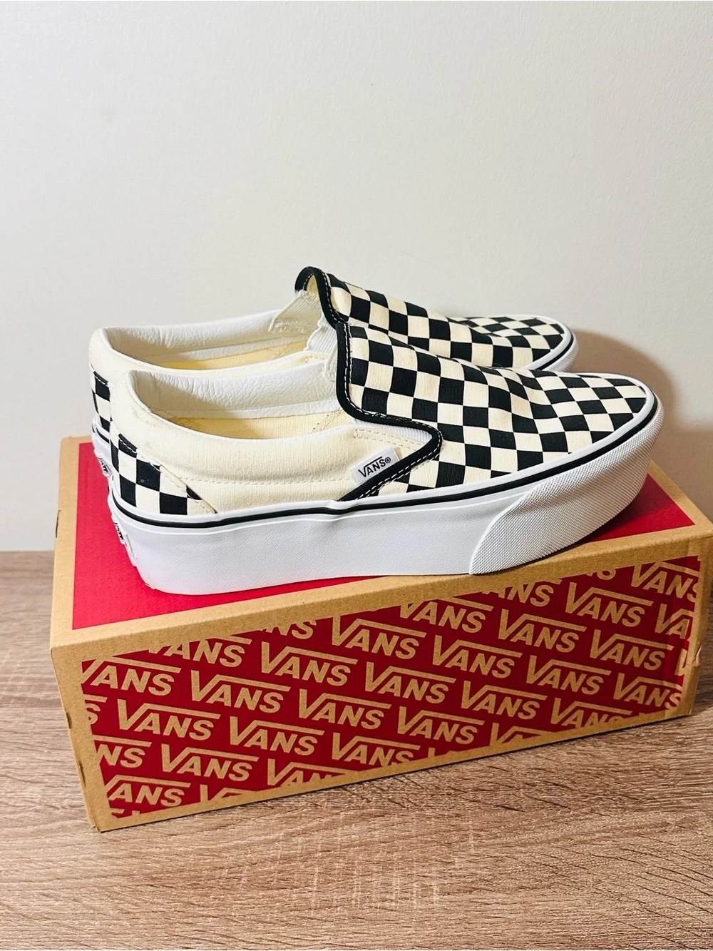 Checkerboard Platform Vans Stackfotm Sneakers